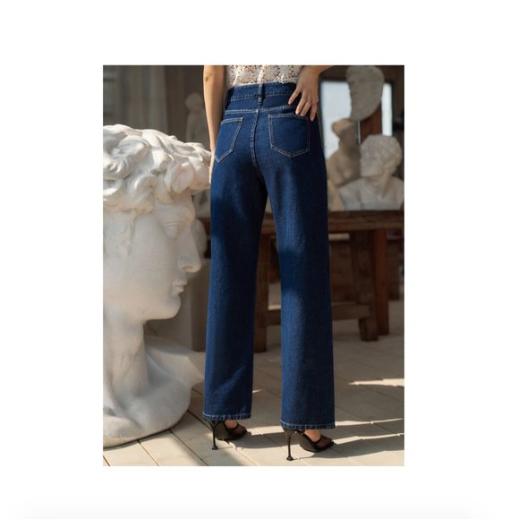 MOTF PREMIUM COTTON WIDE LEG JEANS (Never Used) - Picture 3 of 3